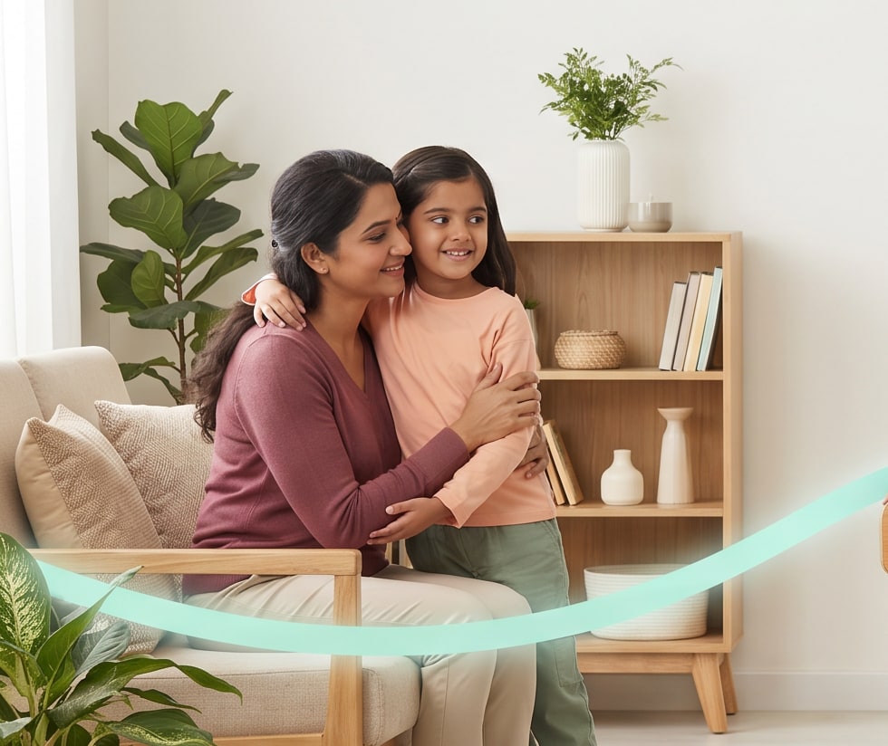 An Indian parent noticing early child-health signals at home